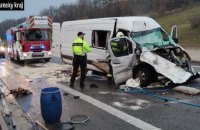 В Словакии в ДТП с микроавтобусом из Украины погибла женщина