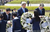Керри посетил место атомной бомбардировки в Хиросиме