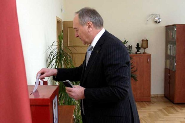 президент Латвии Андрис Берзиньш