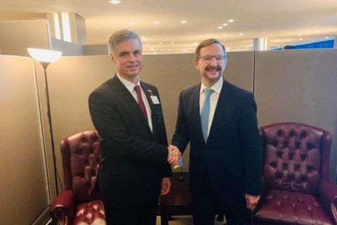 Пристайко провел встречу с генеральным секретарем ОБСЕ Гремингером
