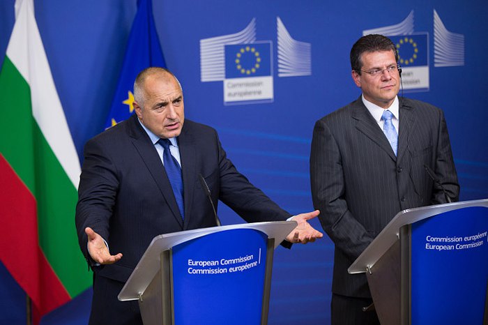 Бойко Борисов, прем'єр-міністр Болгарії (зліва) 
