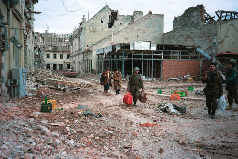 Вуковар після бомбардувань.