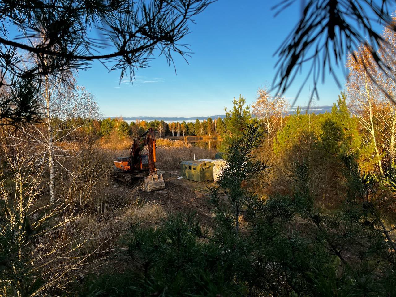 Техніка працює на Негребівському кар’єрі. Листопад 2025