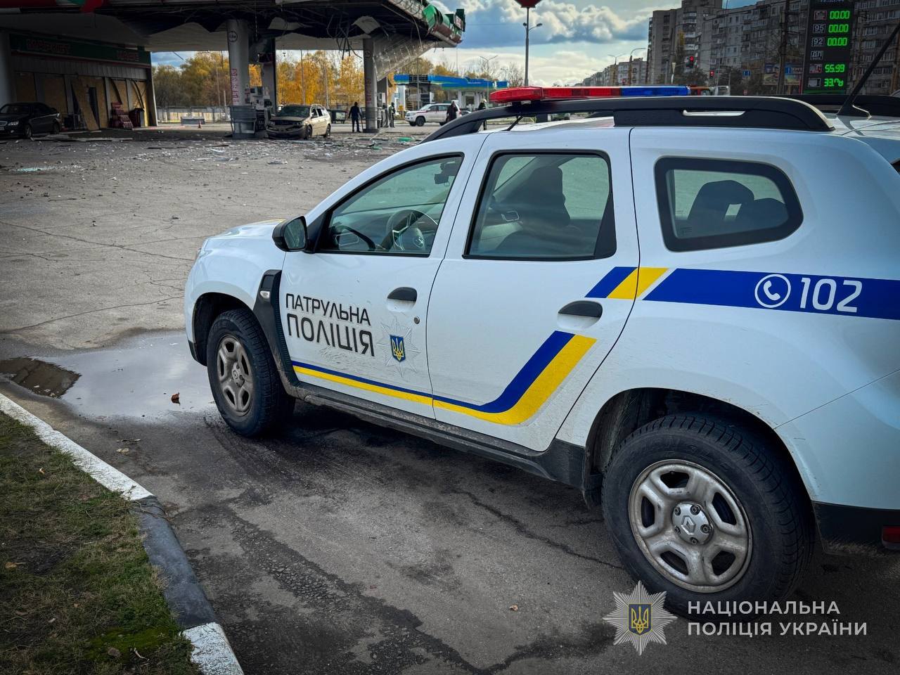 Правоохоронці на місці обстрілу