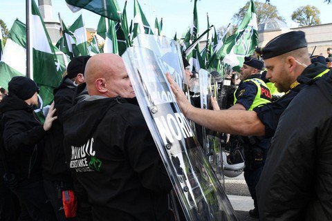 Демонстрація неонацистів у шведському Гетеборзі завершилася сутичками