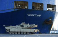 Сотни танков из США прибыли для размещения в Восточной Европе