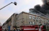 У Харкові сталася велика пожежа в складському приміщенні