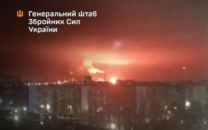 Генштаб підтвердив ураження Саратовського НПЗ, терміналу у Феодосії і низки об’єктів на окупованій частині Донеччини