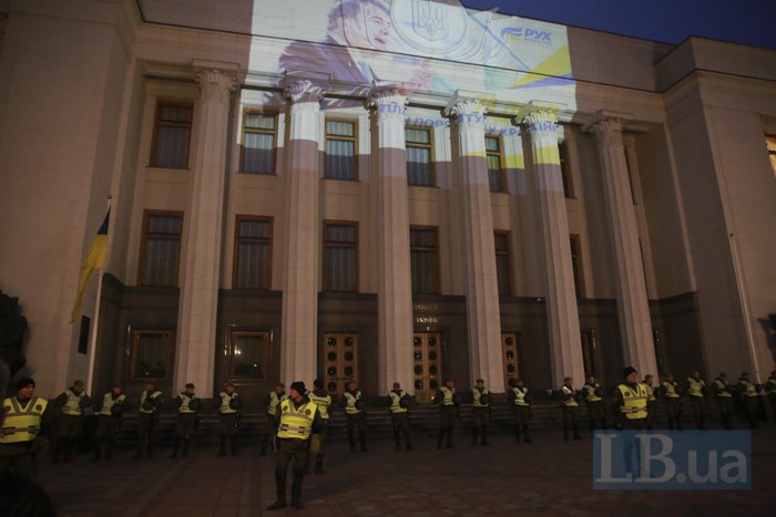 Саакашвили на митинге у Рады предложил план перемен государства Украины за 70 дней
