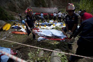 При аварии автобуса в Гватемале погибли 43 человека