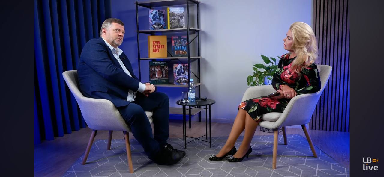 Олександр Корнієнко та журналістка LB.ua Анна Стешенко