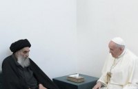 Відбулася історична зустріч Папи Римського з Великим Аятолою Іраку