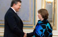 Янукович заявил Эштон, что его будущее зависит от ассоциации с ЕС