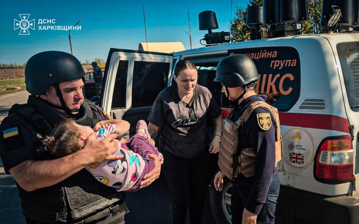 Рятувальники евакуювали трьох людей з прифронтової зони Куп'янщини, серед них дитина 