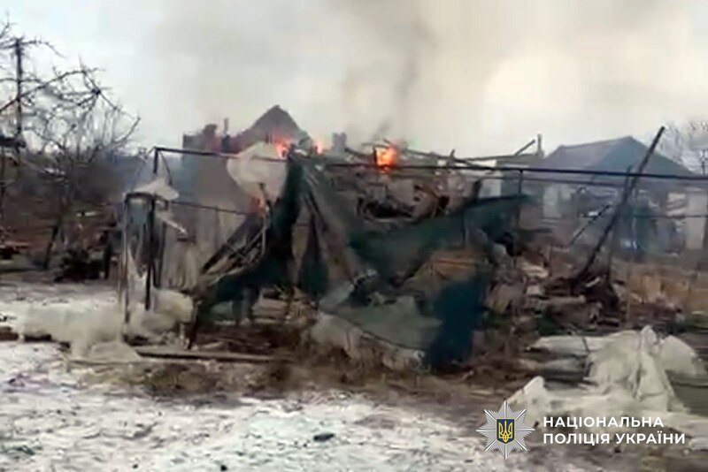 Російська бомба знищила будинок в Олексієво-Дружківці