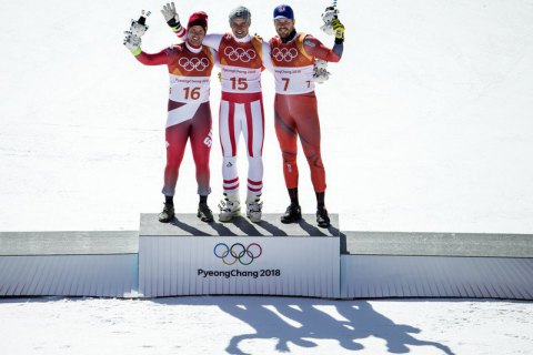 Австриец Майер выиграл в Пхёнчхане Super-G в горнолыжном спорте