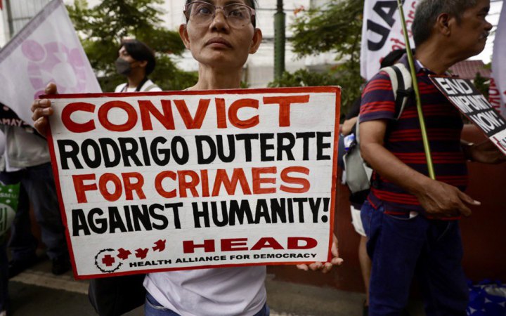 Міжнародний кримінальний суд розпочав досудові слухання у справі експрезидента Філіппін