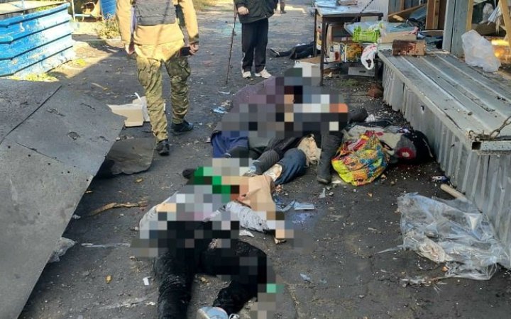 Російські окупанти обстріляли ринок в Авдіївці, є загиблі та поранені