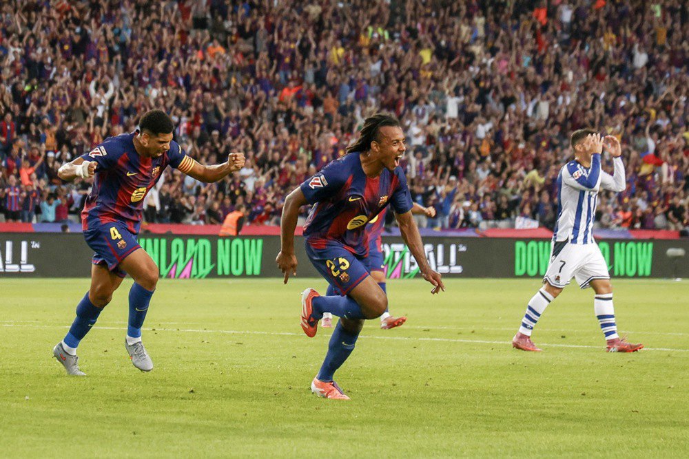 Жуль Кунде святкує гол