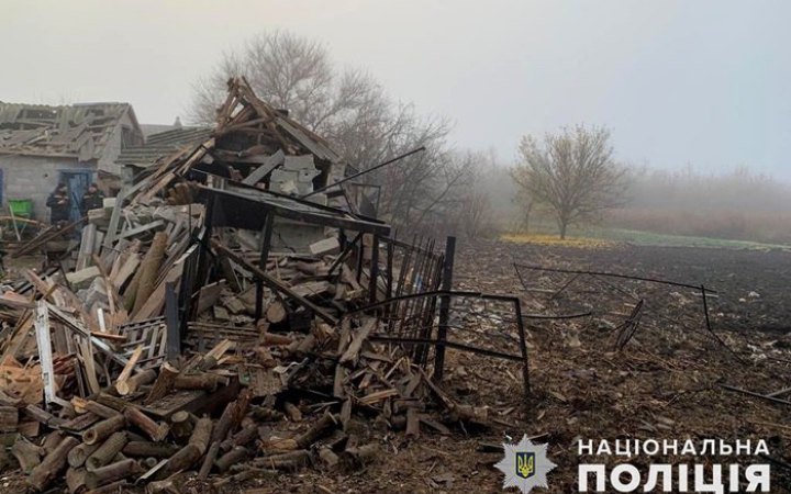Учора росіяни обстріляли 18 населених пунктів Донеччини, пошкоджені будинки та дошкільна установа
