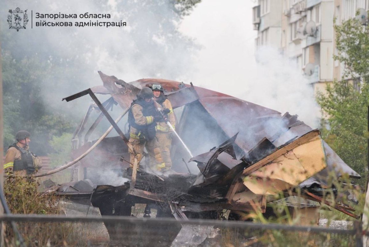 Наслідки російської атаки на Запоріжжя
