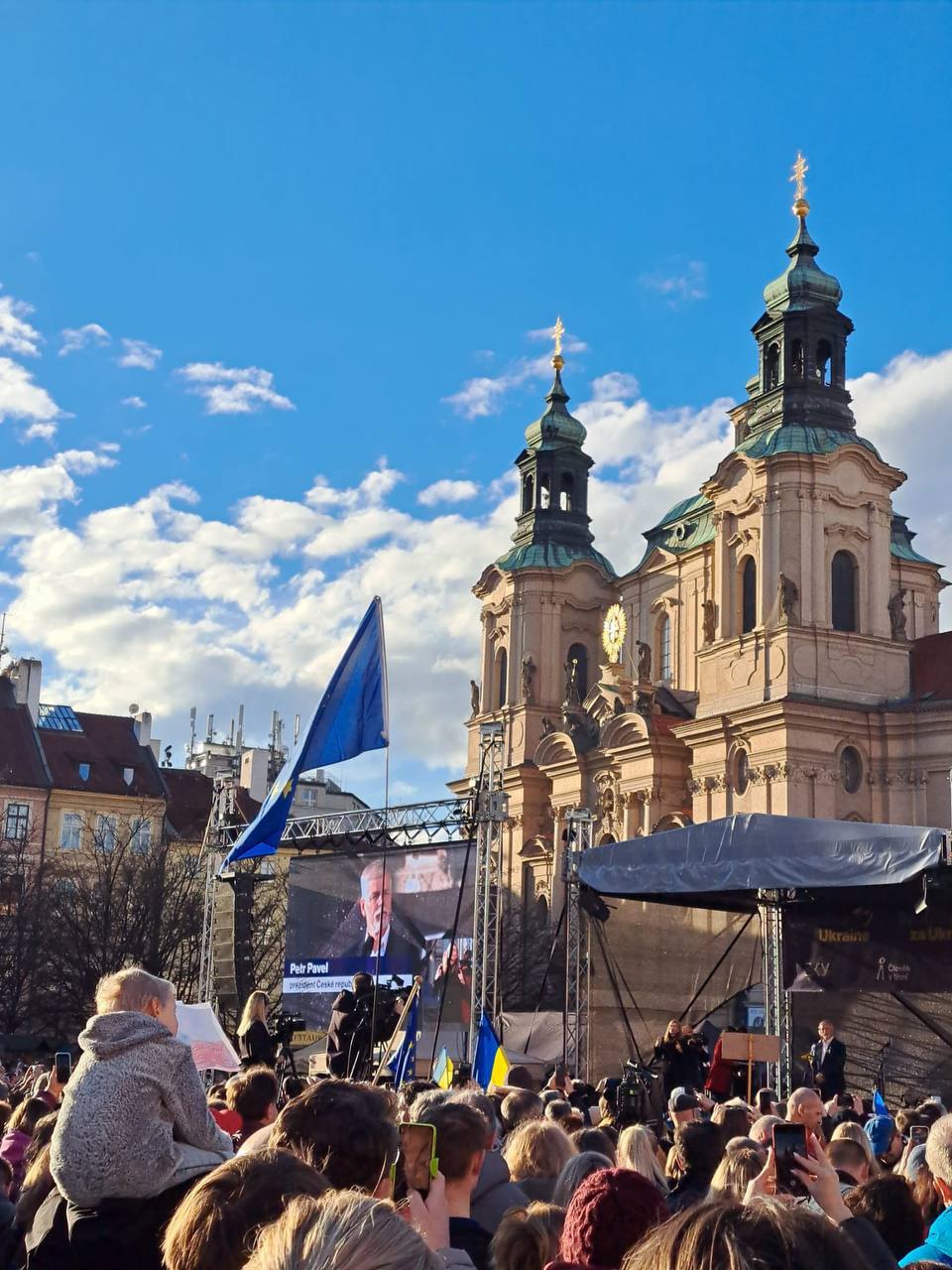Акція у Празі на підтримку України