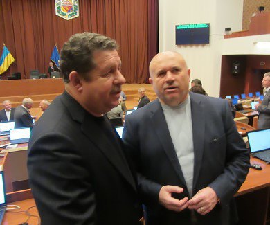 Михайло Кривошей (зліва) та Володимир Онищенко