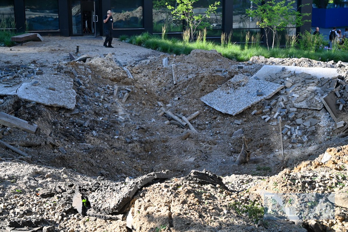 Наслідки обстрілу Києва, Печерський район, 2 липня