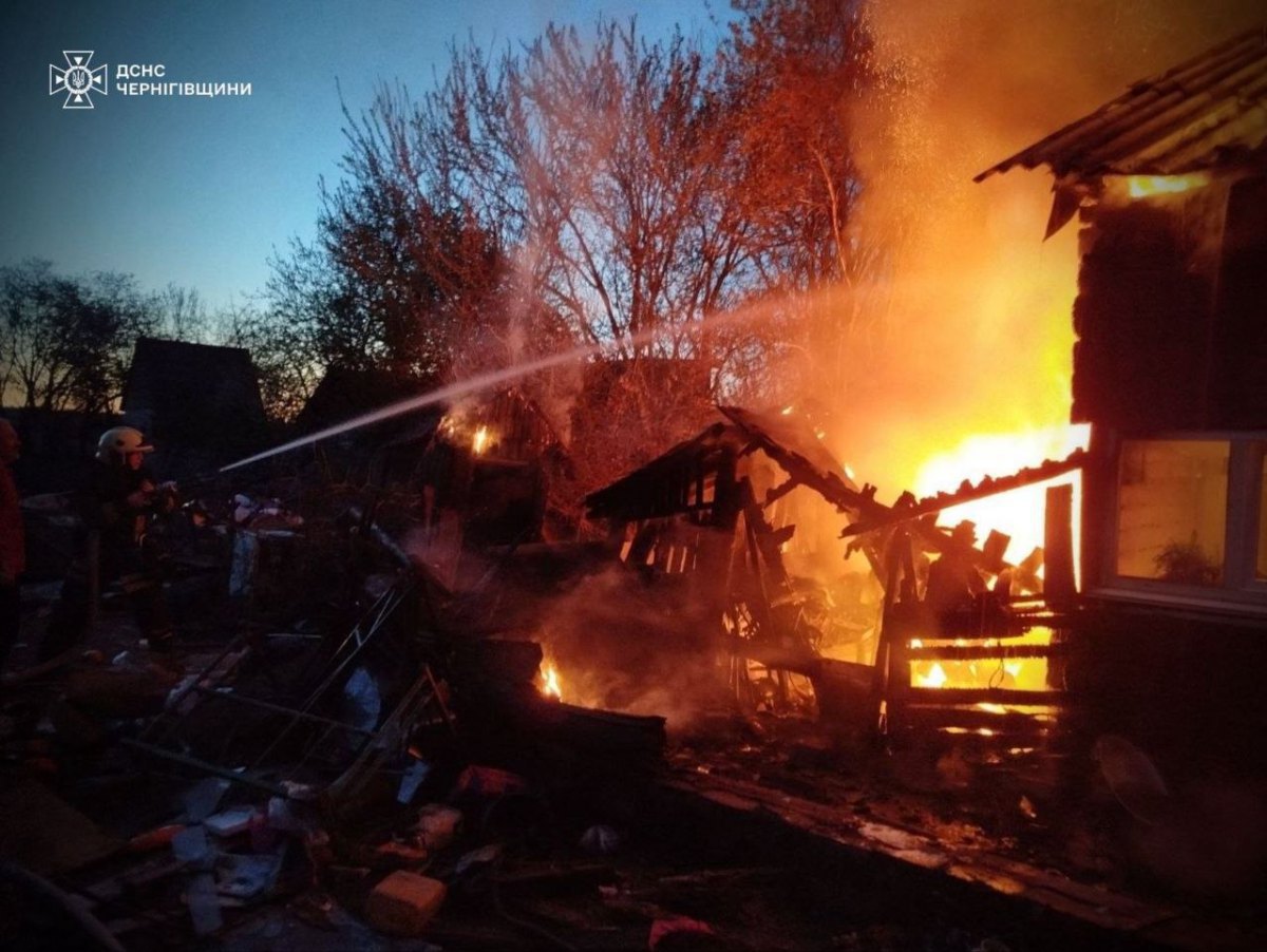 Наслідки обстрілу Чернігівщини 