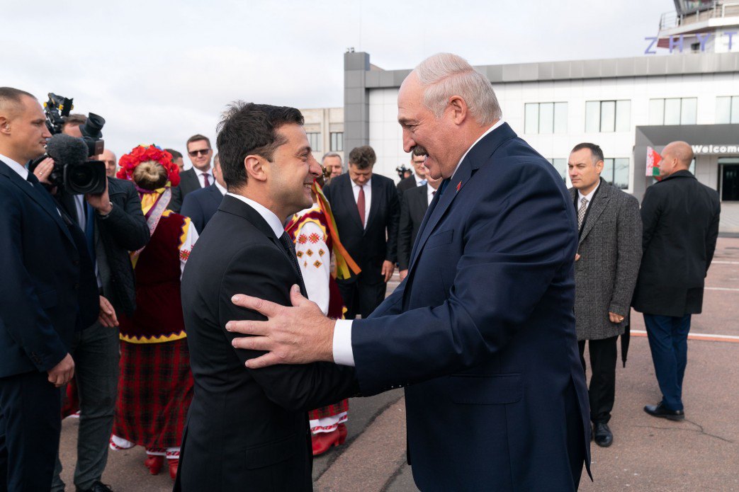 Встреча Зеленского и Лукашенко в 2019 году