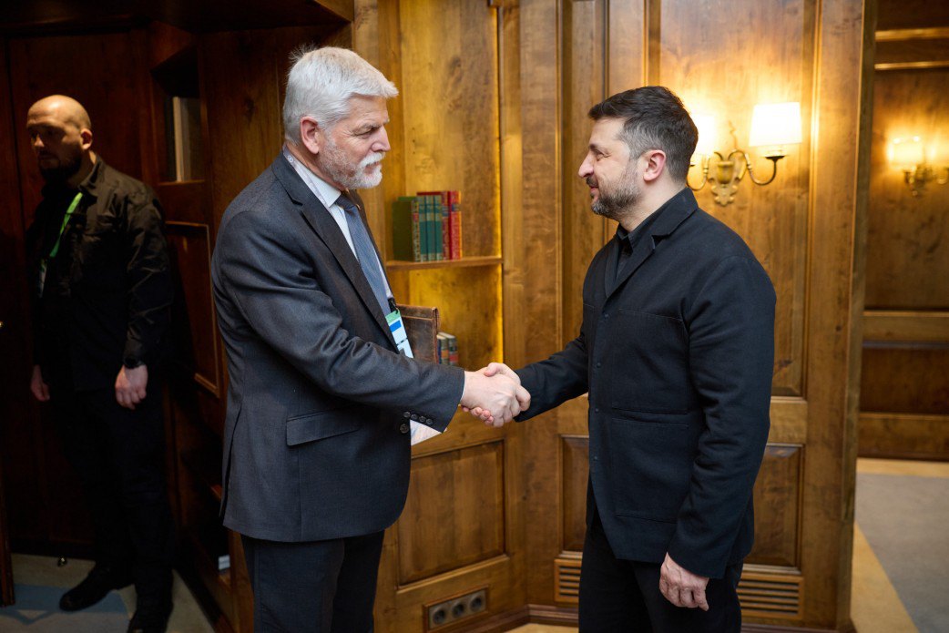 Президент України Володимир Зеленський і Чехії Петр Павел