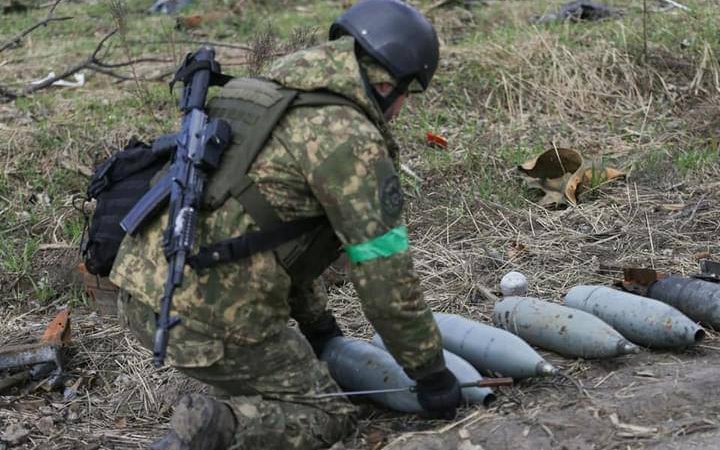 Групи розмінування Нацгвардії знешкодили на Київщині понад 3 тисячі вибухонебезпечних предметів