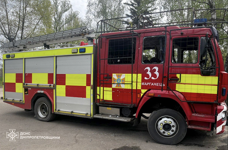 Росія атакувала машину ДСНС у Марганці