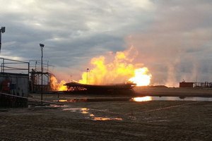 На Ямале загорелась газовая скважина "Газпрома"