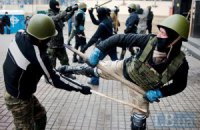 Как тренируется Майдан: сотни самообороны оттачивают мастерство