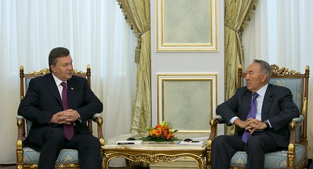Виктор Янукович и Нурсултан Назарбаев