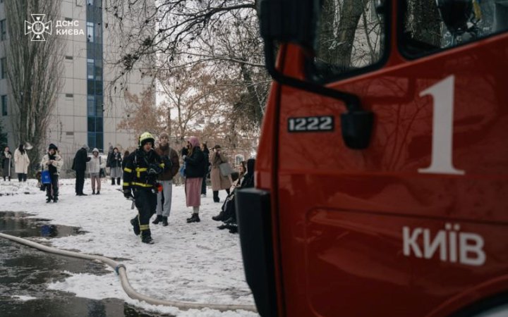 У київському гуртожитку сталася пожежа