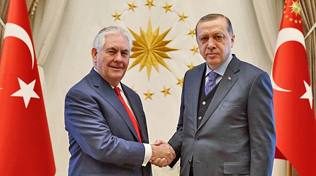 Встреча Тиллерсона и Ердогана 