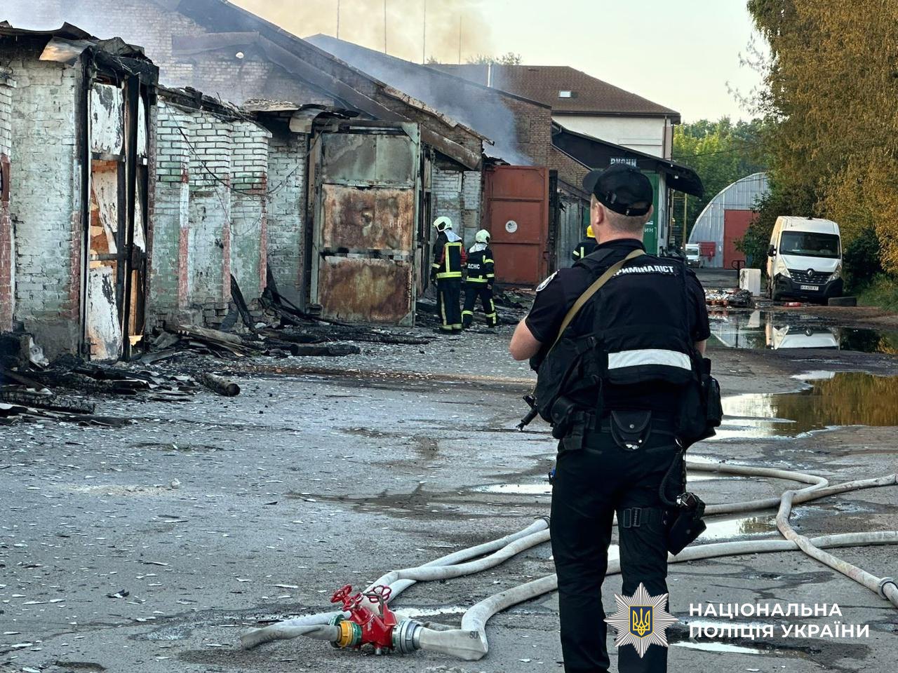 Наслідки російського обстрілу в Києві, 17 червня 2025 р