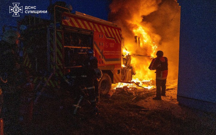 Росіяни здійснили повторну атаку по авто рятувальників у Сумах