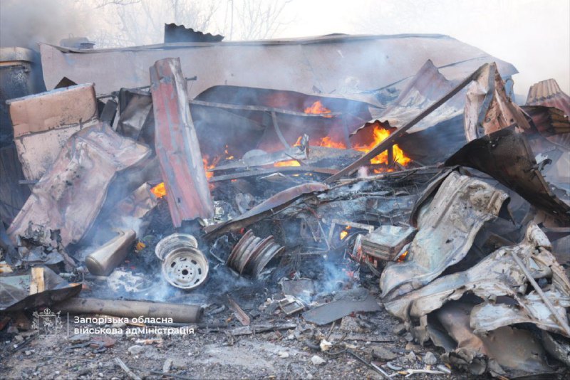 наслідки російського обстрілу Запоріжжя 14 березня 2026 року