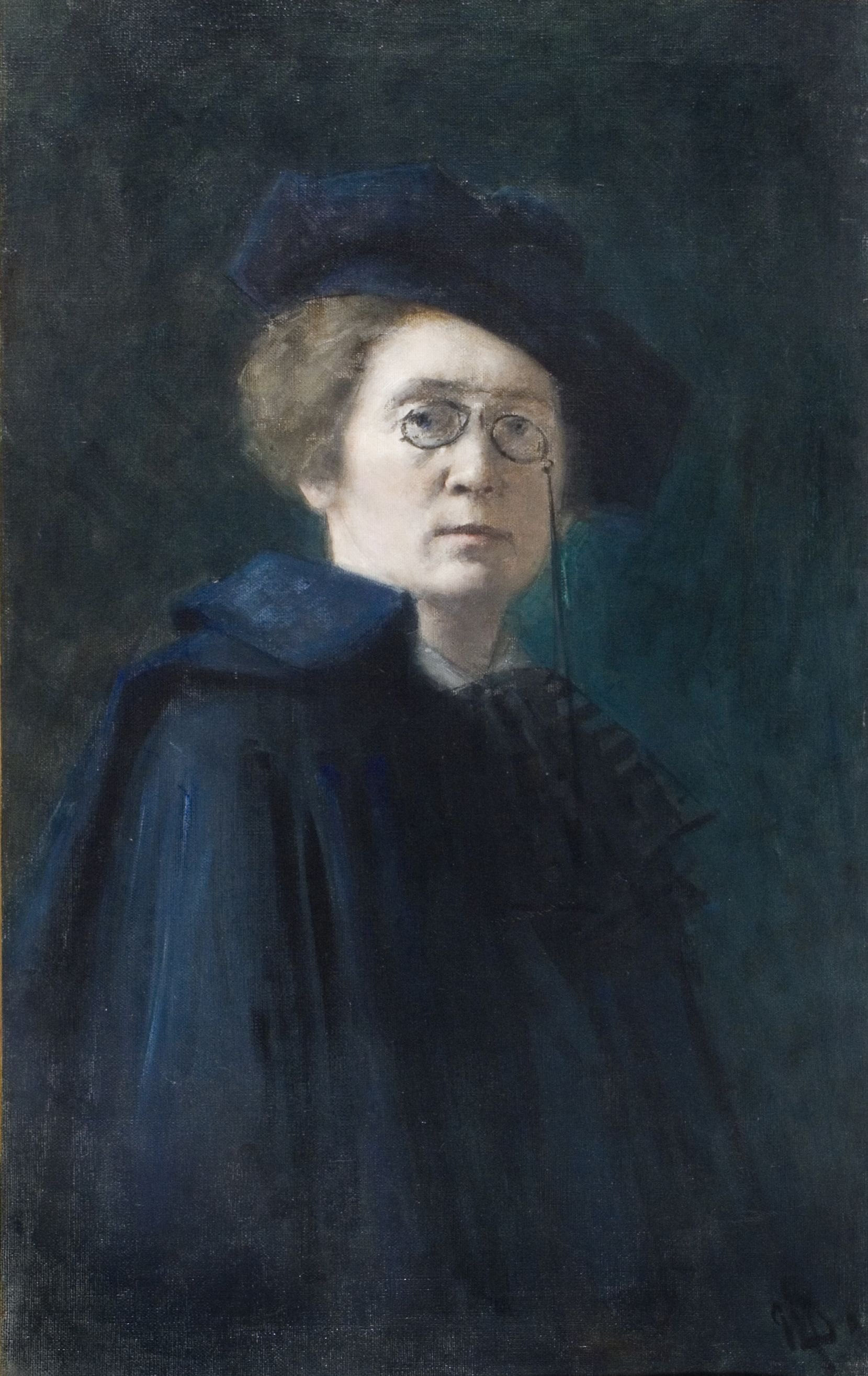 Марія Дулемб'янка. Автопортрет у береті, 1901.