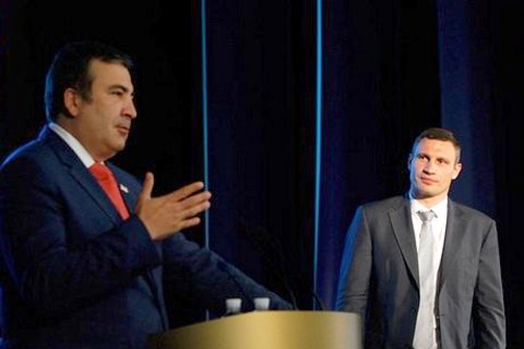 ​Объединение партий Кличко и Саакашвили не состоится
