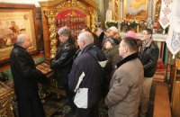 Ющенко помолился в Бориславе