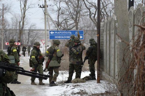Военные отбили атаку боевиков под Мариуполем