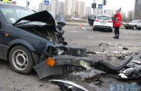 ДТП в Киеве: водитель лихачил с грудным ребенком в автомобиле