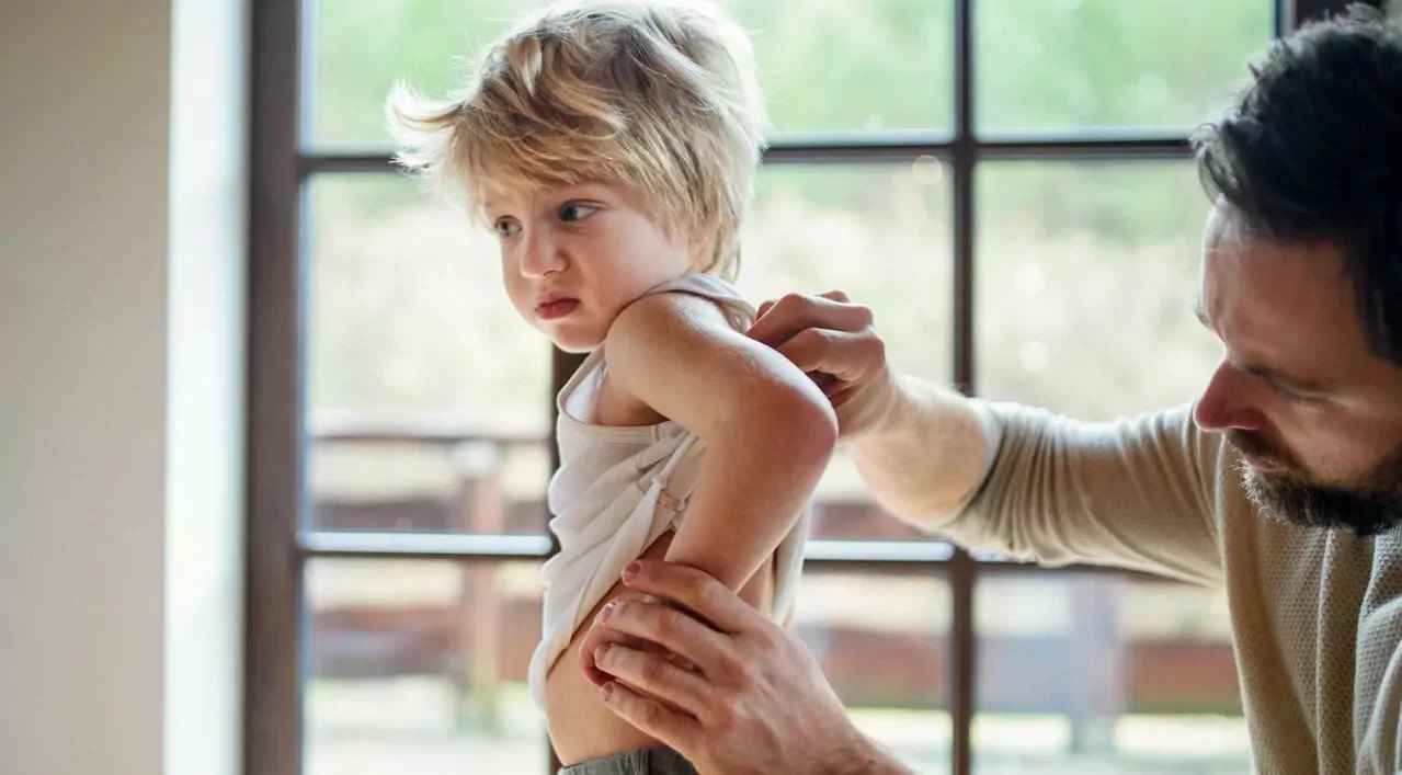 Огляд шкіри малюка