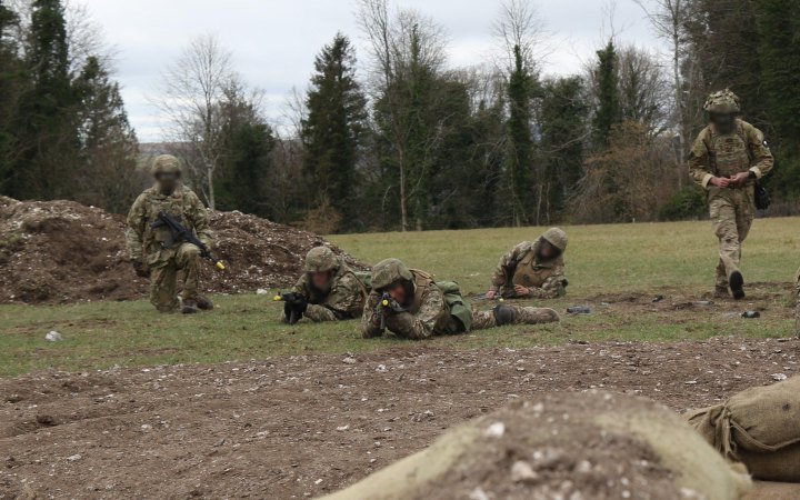 Генштаб показав фото навчань українських військових у Британії
