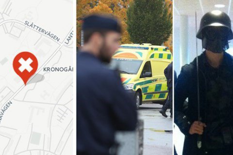 Напавший на школу в Швеции мужчина умер в больнице