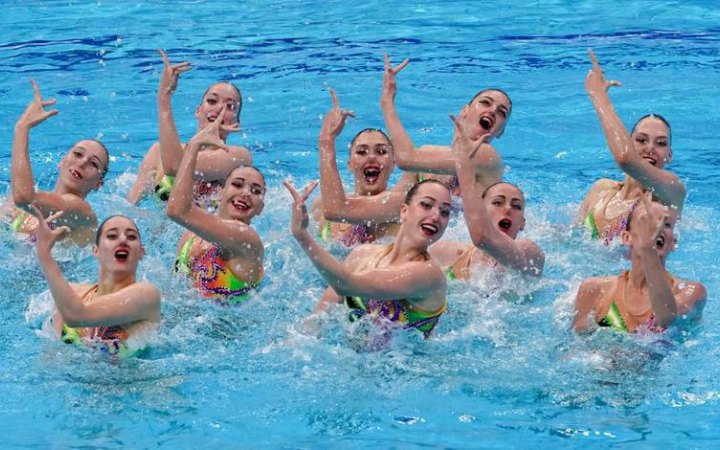 Збірна України з артистичного плавання здобула медаль на чемпіонаті світу